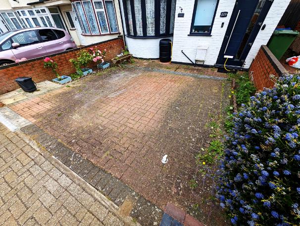 Before cleaning - driveway2
