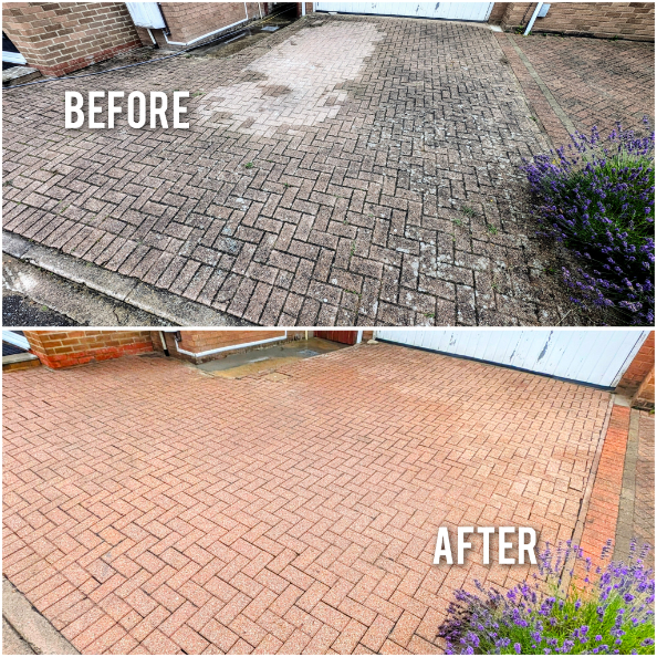 Roof cleaning project