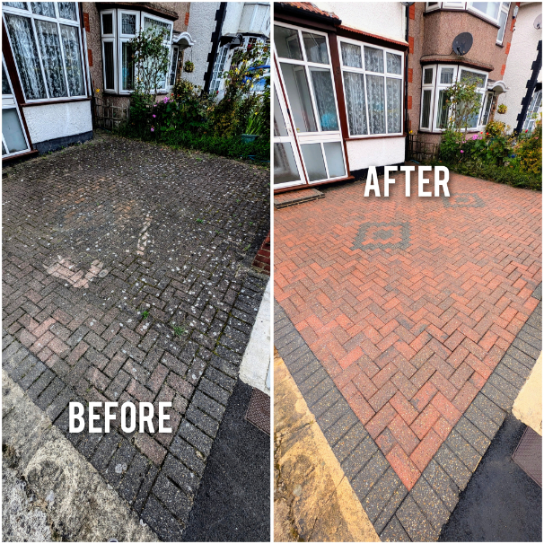 Exterior cleaning project