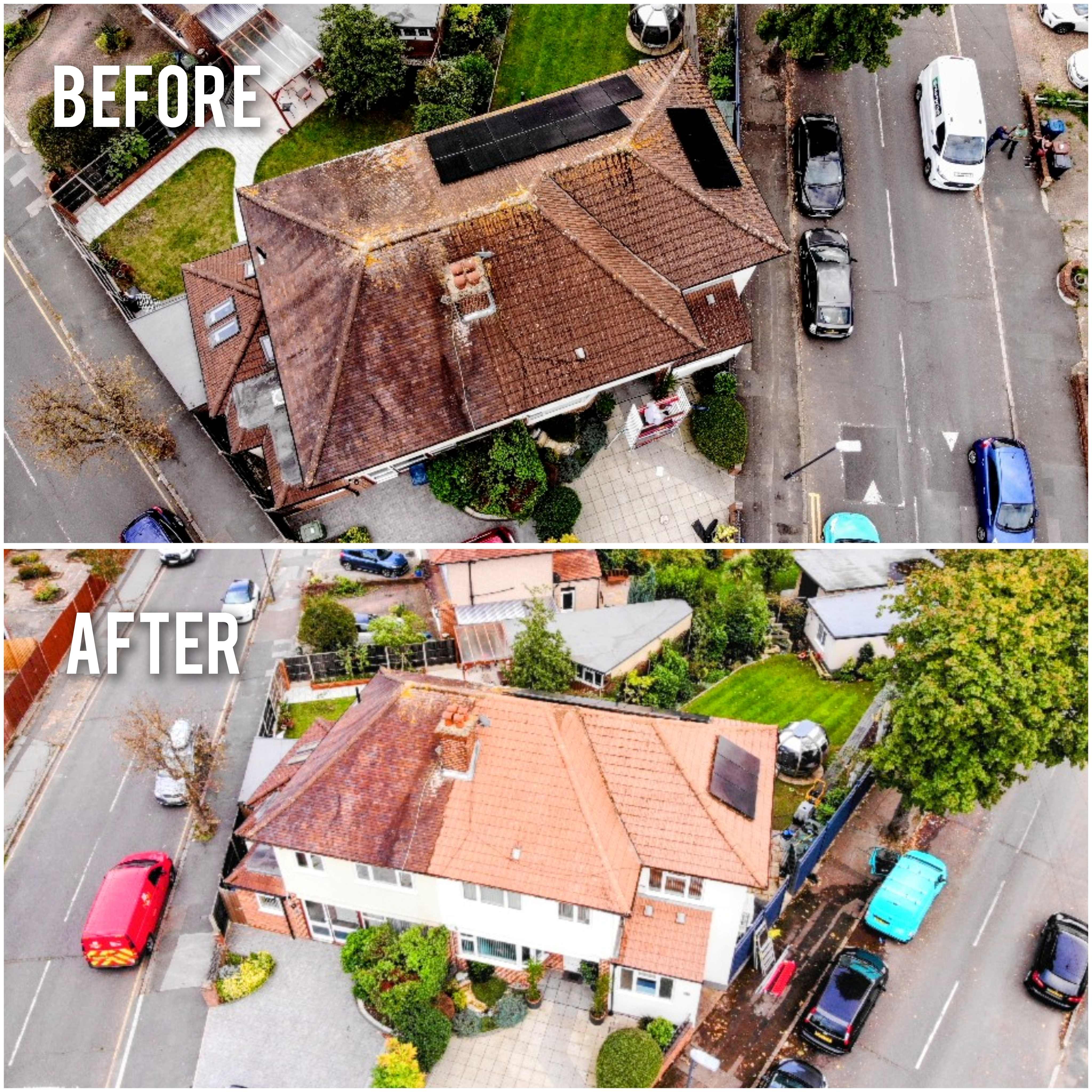 Patio cleaning project