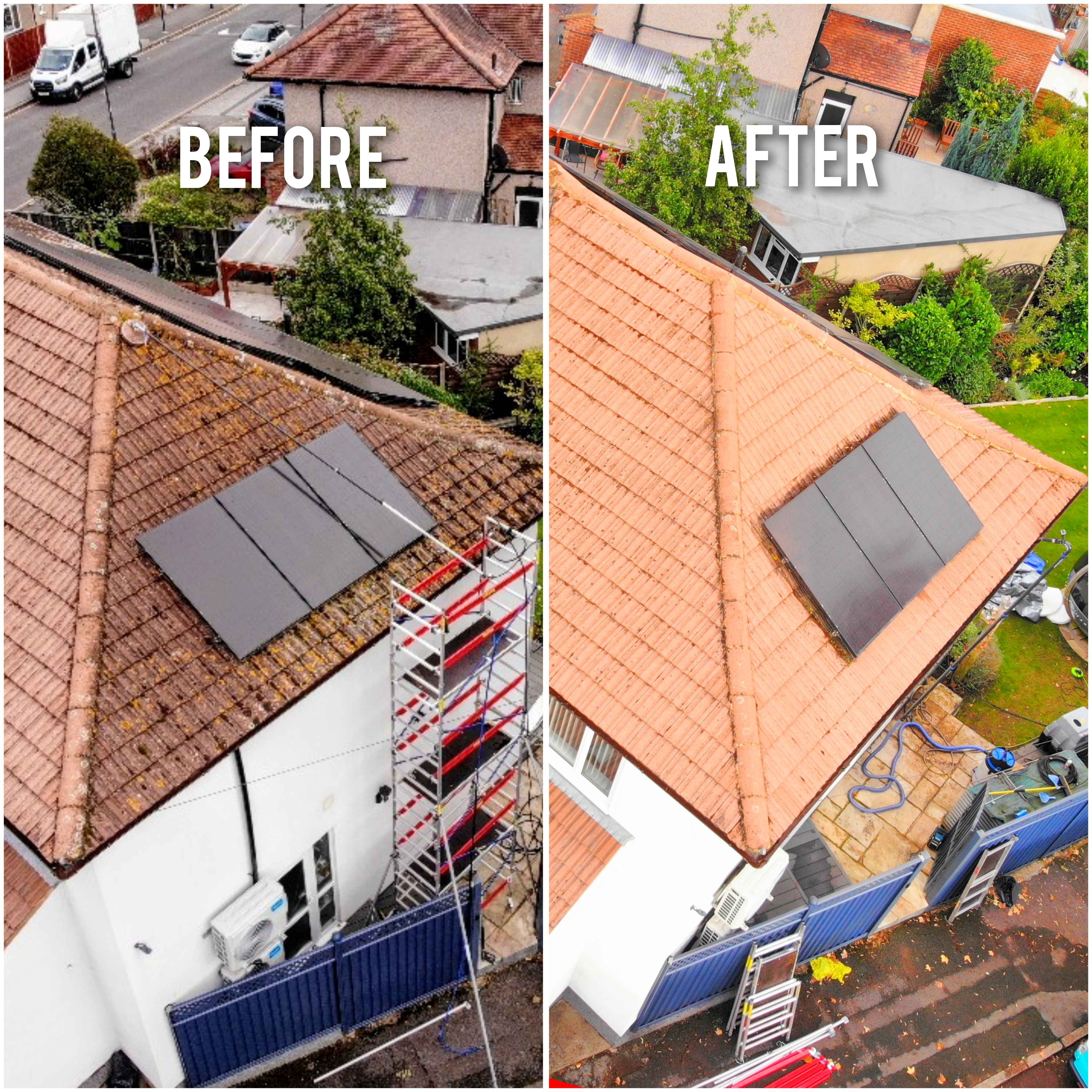 Gutter cleaning project