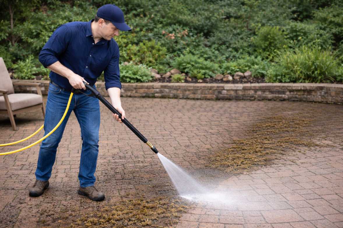 Driveway and patio cleaning